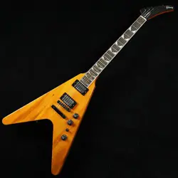 GIBSON DAVE MUSTAINE FLYING V ANTIQUE NATURAL S N 212530260