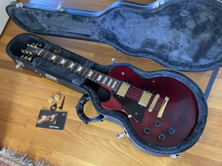 2006 GIBSON LES PAUL STUDIO LEFT HAND ELECTRIC GUITAR CHERRY