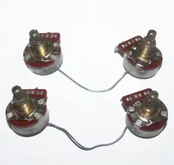 VINTAGE 1974 GIBSON CONTROL HARNESS POTS 1970'S LES PAUL ES SG 300K 30TH WEEK