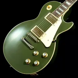 GIBSON USA  EXCLUSIVE LES PAUL STANDARD 60S PLAIN TOP OLIVE DRAB GLOSS 223030387