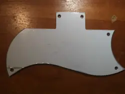 SG HALF FACE 61 RI PICKGUARD CUSTOM GIBSON EPI WHITE 3PLY