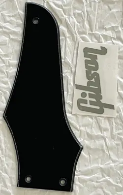 NEW GREAT-FOR GIBSON FIREBIRD TRUSS ROD COVER SILVER DECAL GUITAR PICKGUARD