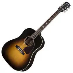 ELECTRIC ACOUSTIC GUITAR GIBSON J-45 STANDARD 2019 VINTAGE SUNBURST & HARD CASE
