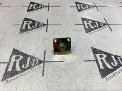 SWITCHCRAFT INPUT OUTPUT JACK METAL PLATE SQUARE CURVED GOLD