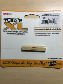NEW TUSQ XL AGED JUMBO PRE 2014 GIBSON SLOTTED NUT: PQL-6010-AG
