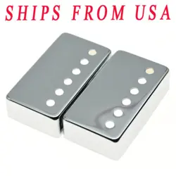 2X HUMBUCKER PICKUP COVER BRASS PICKUP COVER 49.2/52MM POLE SPACING FIT GIBSON