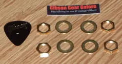 GIBSON LES PAUL NUT WASHER SET GOLD CONTROL BOARD CTS POT STD GUITAR PARTS SG