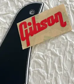 NEW-FOR GIBSON FIREBIRD NON-REVERSE TRUSS ROD COVER DECAL GUITAR PICKGUARD BLACK