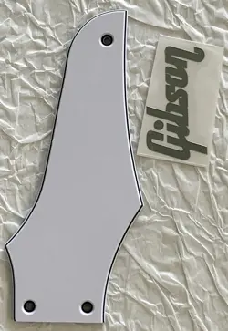 NEW-FOR GIBSON FIREBIRD NON-REVERSE TRUSS ROD COVER DECAL GUITAR PICKGUARD WHITE
