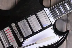 GIBSON CUSTOM SHOP MURPHY LAB 1963 SG ULTRA LIGHT AGED SILVER FOX