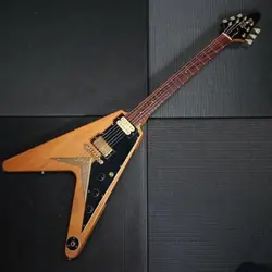 GIBSON 1981-83 HERITAGE SERIES FLYING V KORINA NATURAL OCHANOMIZU FINEST GUITARS