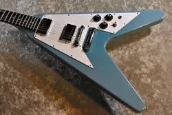 GIBSON CUSTOM SHOP JAPAN LTD 70S FLYING V DOT INLAY M.BLUE W/M.HEAD VOS CHOI SCR