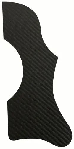 FOR GIBSON J45 & J50 ACOUSTIC GUITAR SELF ADHENSIVE PICKGUARD CARBON FIBRE BLACK