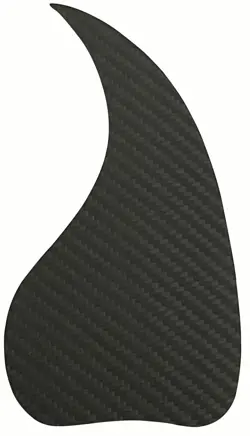 FOR GIBSON J-45 ACOUSTIC GUITAR SELF ADHENSIVE PICKGUARD CARBON FIBRE BLACK