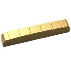 NEW - SLOTTED NUT FOR GIBSON GUITARS - BRASS