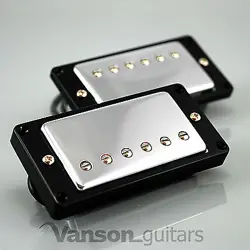 NEW VANSON '57 ALNICO II CHROME PAF STYLE HUMBUCKER SET FOR GIBSON ® EPIPHONE ®*