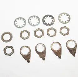 VINTAGE 1970'S GIBSON SWITCH KNOB POINTERS NUTS LES PAUL ES SG 1972 1973