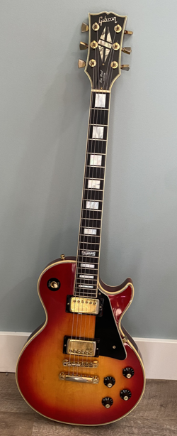 GIBSON 1974 20TH ANNIVERSARY LES PAUL CUSTOM WITH ORIGINAL HARD CASE
