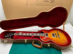 GIBSON 2016 CHERRY SUNBURST LES PAUL TRADITIONAL ELECTRIC GUITAR W/HARD CASE