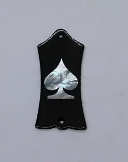 TRUSS ROD COVER WITH SPADE INLAY WILL FIT GIBSON