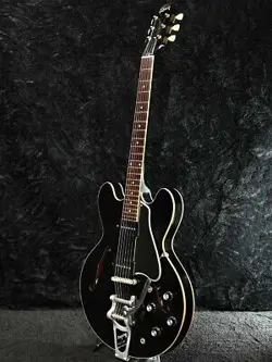 GIBSON CUSTOM KAZUYOSHI SAITO KS-330 EBONY VOS W/BIGSBY USED INTEREST RATE 0 SAF