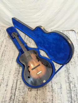 RARE ORIGINAL VINTAGE 1930S GIBSON CROMWELL ACOUSTIC GUITAR ANTIQUE INSTRUMENT