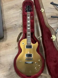 GIBSON LES PAUL CLASSIC 1960 RE-ISSUE GOLDTOP GUITAR W/OHSC