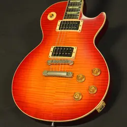USED GIBSON LES PAUL CLASSIC PREMIUM PLUS REFINISH HERITAGE CHERRY SUNBURST 1995