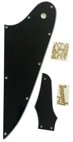 GUITAR PARTS PICKGUARD FOR GIBSON FIREBIRD & TRUSS ROD COVER GOLD 