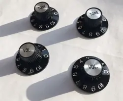 WITCH HAT KNOBS FOR 70S GIBSON LES PAUL CUSTOM ES-335 SG ES-355