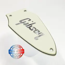 PARCHMENT 3 PLY TRUSS ROD COVER FOR GIBSON CUSTOM SHOP '67 FLYING V CHROME DECAL