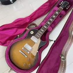 ELECTRIC GUITAR GIBSON LES PAUL STANDARD 1992 MAPLE TOP SUNBURST WITH HARD CASE