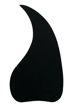 FOR GIBSON J-45 ACOUSTIC GUITAR SELF ADHENSIVE SHEET PICKGUARD BLACK