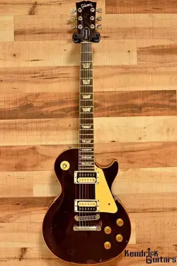 GIBSON LES PAUL STANDARD WINE RED MADE IN USA 1982 SOLID BODY ELECTRIC GUITAR