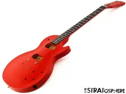 GIBSON USA LES PAUL MODERN LITE MODEL BODY   NECK PROJECT USA CARDINAL RED SATIN