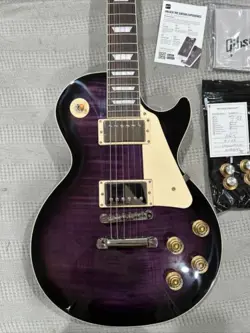 GIBSON LES PAUL STANDARD ELECTRIC GUITAR 2022 PURPLE FLAME