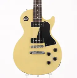 GIBSON LES PAUL JUNIOR SPECIAL FADED WORN YELLOW USED MAHOGANY BODY W/SOFT CASE