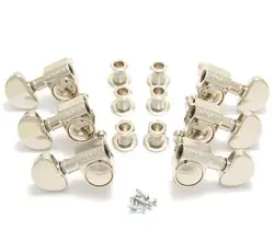 GROVER NICKEL ORIGINAL 14:1 ROTOMATIC TUNERS FOR GIBSON®/EPIPHONE® GUITAR 102N