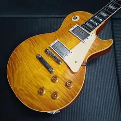 GIBSON CUSTOM SHOP HAND SELECTED TOP 1959 LES PAUL STANDARD VOS LEMON BURST