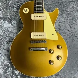 GIBSON CUSTOM SHOP FINEST FINGERBOARD 1956 LES PAUL GOLD TOP FADED CHERRY BACK V