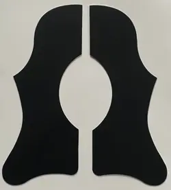 SELF ADHENSIVE PICKGUARD BLACK FOR GIBSON J45&J50 ACOUSTIC GUITARS