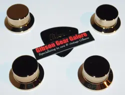 GIBSON LES PAUL KNOBS TOP HIGH PERFORMANCE GOLD CHROME GUITAR PARTS CUSTOM HP