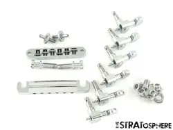 USA GIBSON 80S EXPLORER TUNE-O-MATIC BRIDGE   GROVER TUNERS HARDWARE SET CHROME