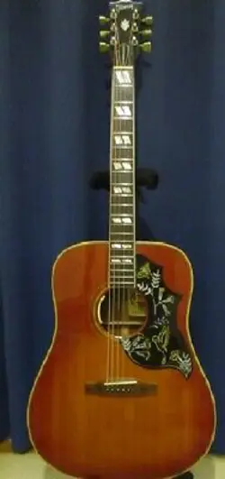 ACOUSTIC GUITAR GIBSON HUMMINGBIRD 1994 100TH ANNIVERSARY CHERRY SUNBURST