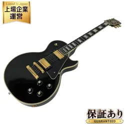 ELECTRIC GUITAR GIBSON LES PAUL CUSTOM BLACK 2004 S/N CS40447 WITH HARD CASE