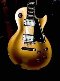 ELECTRIC GUITAR GIBSON 1957 LES PAUL MURPHY LAB HEAVY AGING GOLD TOP BLACK PARTS