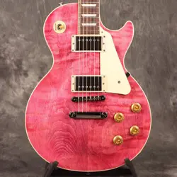 GIBSON LES PAUL STANDARD 50S FIGURED TOP TRANSLUCENT FUCHSIA 4.05KG S N 21914031