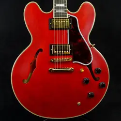 EPIPHONE INSPIRED BY GIBSON CUSTOM 1959 ES-355 CHERRY RED #GGEFS