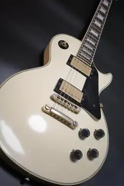 ORVILLE BY GIBSON LES PAUL CUSTOM WHITE 1991 ELECTRIC GUITAR USED WITH HARDCASE