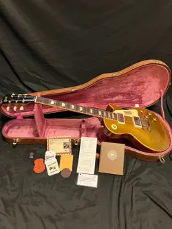 2016 GIBSON CUSTOM SHOP LP TRUE HISTORIC LES PAUL '57 GOLDTOP GUITAR-AWESOME!